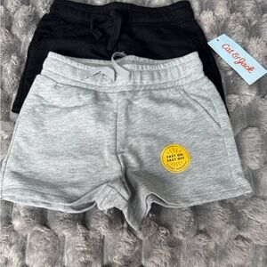 Cat & Jack Gray and Black Athletic Shorts Size 2T, NWT